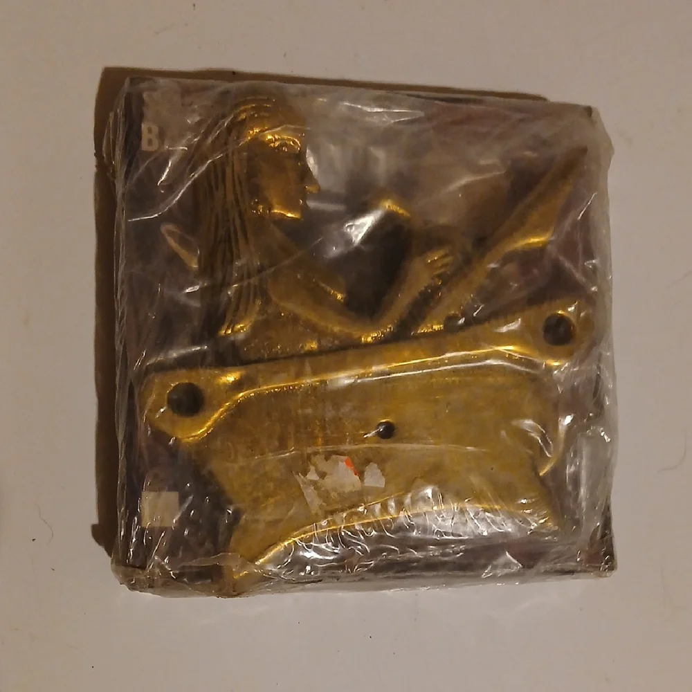 Vintage Solid Brass Bathtub Hook